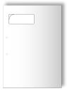 A4 mit integrierter Etikette 89 x 36 mm